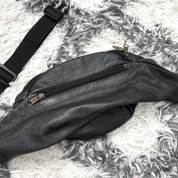 Boss Leather Fanny Pack Crossbody Bag - Picture 2 of 6